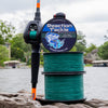 Reaction Tackle Braided Fishing Line - NO FADE Moss Green