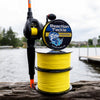 Reaction Tackle Braided Fishing Line - NO FADE Yellow
