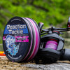 Reaction Tackle Braided Fishing Line - Pink Camo