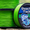 Reaction Tackle Braided Fishing Line - NO FADE Hi Vis Green