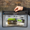 Reaction Tackle Clear Storage Bag Tackle Pak - Water-Resistant Plastic Storage