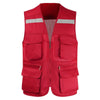 Breathable Mesh Fishing Vest with Multiple Pockets