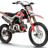 TrailMaster SX125 Pro Series Dirt Bike, Electric Start, 4-Speed Manual, Dual Disc Brakes, (19/16) Wheels