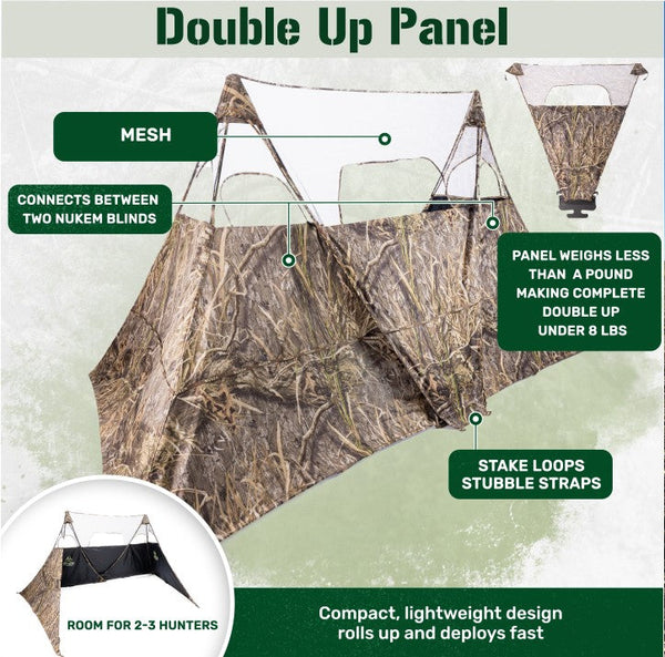 Nukem Double Up Panel - Mossy Oak Habitat