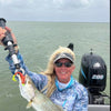 4" White Ice With Built-In Tail Rattle