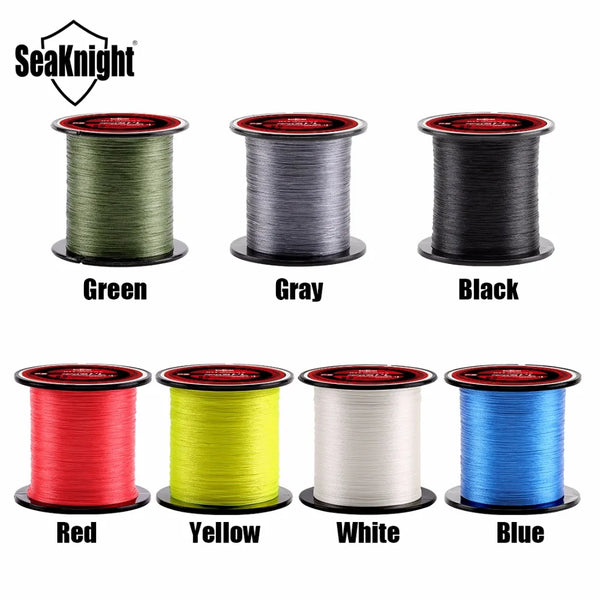 SeaKnight Brand TriPoseidon Series 300M 330Yards PE Braided Fishing Line 4 Strands 8 10 20 30 40 60LB Multifilament Fishing Line