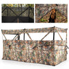 See-Through Hunting Blind Panel with Dog Door Pop up Waterflow Blind for 1-3 People