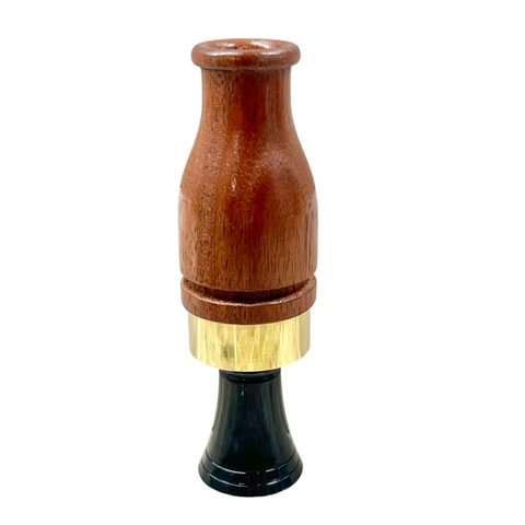 Single Reed J-Frame Duck Call (Mallard) - Walnut