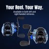 Reaction Tackle Baitcasting Fishing Reel- StreamX Edition- 7.5:1 Gear Ratio