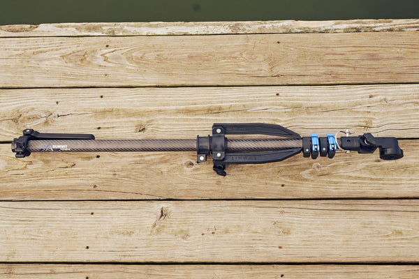 FFS Carbon Fiber Transducer Pole with Ice Mount Combo