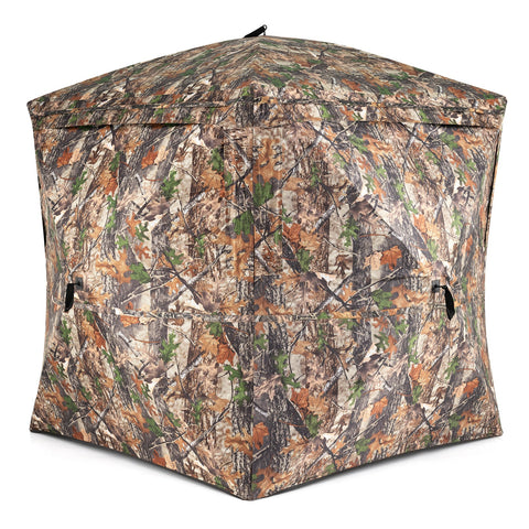 270¬∞ See Through Hunting Blind Tent with Silent Magnetic Door