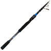 Reaction Tackle Telescopic Spinning Rod – Carbon Travel Fishing Rod – Collapsible Rod for Freshwater and Saltwater