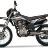 TrailMaster T5 Dual Sport Dirt Bike, 5-Speed Manual, 223cc Engine, Dual Disc Brakes, Electric Start with Kick backup, (21/18) Wheels