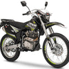 TrailMaster T5 Dual Sport Dirt Bike, 5-Speed Manual, 223cc Engine, Dual Disc Brakes, Electric Start with Kick backup, (21/18) Wheels