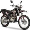 TrailMaster T5 Dual Sport Dirt Bike, 5-Speed Manual, 223cc Engine, Dual Disc Brakes, Electric Start with Kick backup, (21/18) Wheels
