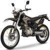TrailMaster T5 Dual Sport Dirt Bike, 5-Speed Manual, 223cc Engine, Dual Disc Brakes, Electric Start with Kick backup, (21/18) Wheels