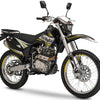 TrailMaster T5 Dual Sport Dirt Bike, 5-Speed Manual, 223cc Engine, Dual Disc Brakes, Electric Start with Kick backup, (21/18) Wheels