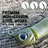 Reaction Tackle Tungsten Swimbait Jig Heads (5-Pack)
