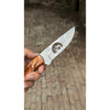 Dualwood Camp Knife 7" Handmade Pakka and Olive Wood Damascus Handle