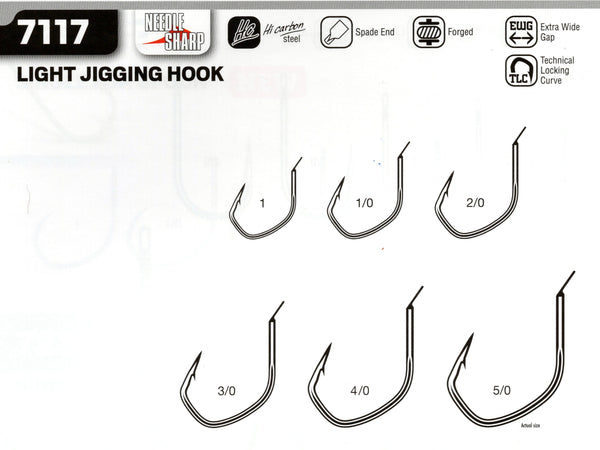 VMC 7117 Dual Assist Hook Medium Wire Spade Connection