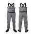 DikaSun Breathable Stocking Foot Waders for Fly Fishing (Lightweight Unisex Design for Men & Women)