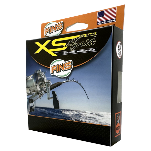 FINS XS Big Game Fishing Braid (60-200 lb.)