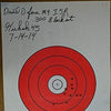 EZ2C Targets #9: 8" Bullseye Paper Shooting Target 11"x17" USA MADE Hi-Visibility