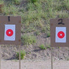 EZ2C Targets #9: 8" Bullseye Paper Shooting Target 11"x17" USA MADE Hi-Visibility