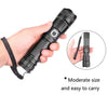 Adjustable Rechargeable Powerful Zoomable LED USB Flashlights High Lumens Powerful Tactical  Waterproof Super Bright  Flashlights Best For Camping Outdoor Hiking Running Riding
