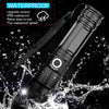 Adjustable Rechargeable Powerful Zoomable LED USB Flashlights High Lumens Powerful Tactical  Waterproof Super Bright  Flashlights Best For Camping Outdoor Hiking Running Riding