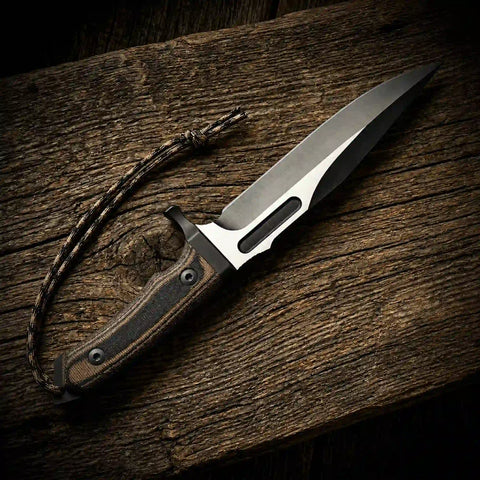 Rambo-Style Survival Bowie Knife – 14" D2 Spear Point with G10 Handle