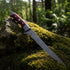 Damascus Fishing Fillet Knife – 7" Blade with Micarta Handle