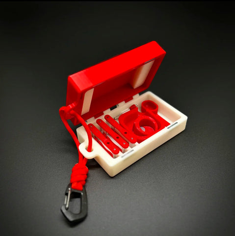 Mini Micro Fishing Accessory Kit – Customizable with Rigs, Bait Tray & Float Holders
