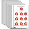 EZ2C Targets #29: Dot Torture Lite Drill 11"x17" Paper Shooting Target USA MADE