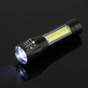 Flashlights Rechargeable USB Portable Super Bright Waterproof Zoomable Portable  LED Focus Flashlight Mini Torch Tactical Flash Light Torch Light  Camping Hiking