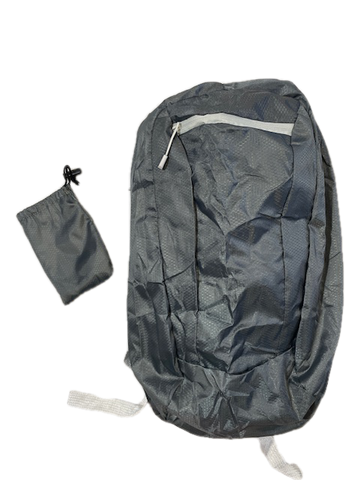 Gray polyester day pack