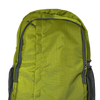 Green polyester backpack