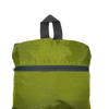 Green polyester backpack