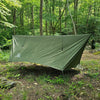 12 ft Hammock Tarp with Storm Doors | Hideaway Rain Fly