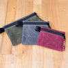 Waxed Canvas Zip Pouches, Classic EDC Wallets & Bushcraft Organizers Bult to Last