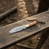 Canyon Tracker Survival Knife Damascus Steel Multiple Handle Colors | JW SteelCrafts