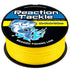 Reaction Tackle Braided Fishing Line - NO FADE Yellow