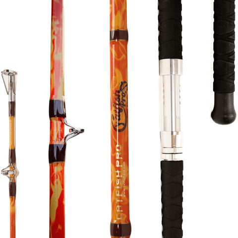 Orange Dragon Fire Spinning Glow Rod