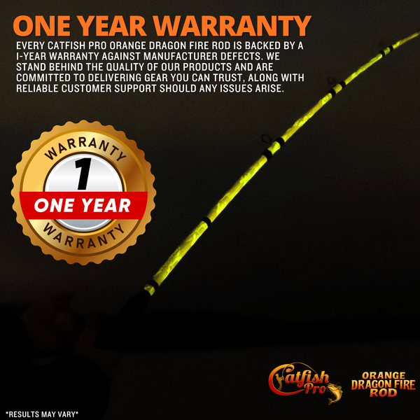 Orange Dragon Fire Casting Glow Rod