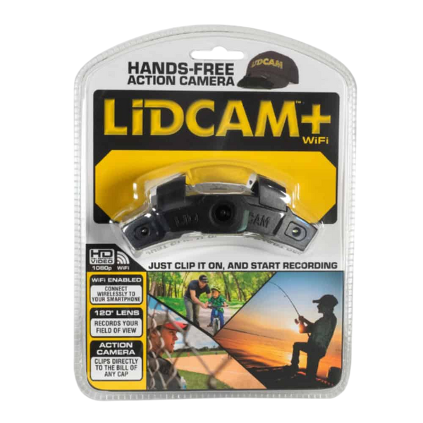 LiDCAM Plus Pro Series Wi-Fi and Zoom Black Action Camera