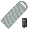 Cotton Envelope Portable Backpacking Sleeping Bag for Outdoor Camping with Compression Sack