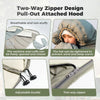 Cotton Envelope Portable Backpacking Sleeping Bag for Outdoor Camping with Compression Sack