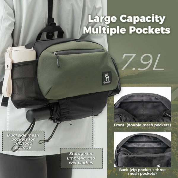 Lightweight Outdoor Backpack Waist Bag