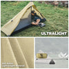 Ultralight 1-Person Poleless Tent Rainproof Easy Setup