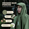 Unisex Waterproof Rain Poncho with Pocket for Hiking Outdoor
